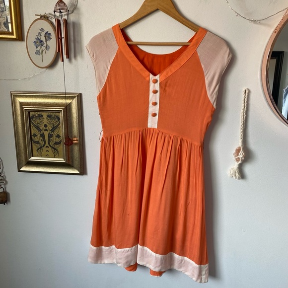 Retro inspired creamsicle dress - Picture 6 of 6